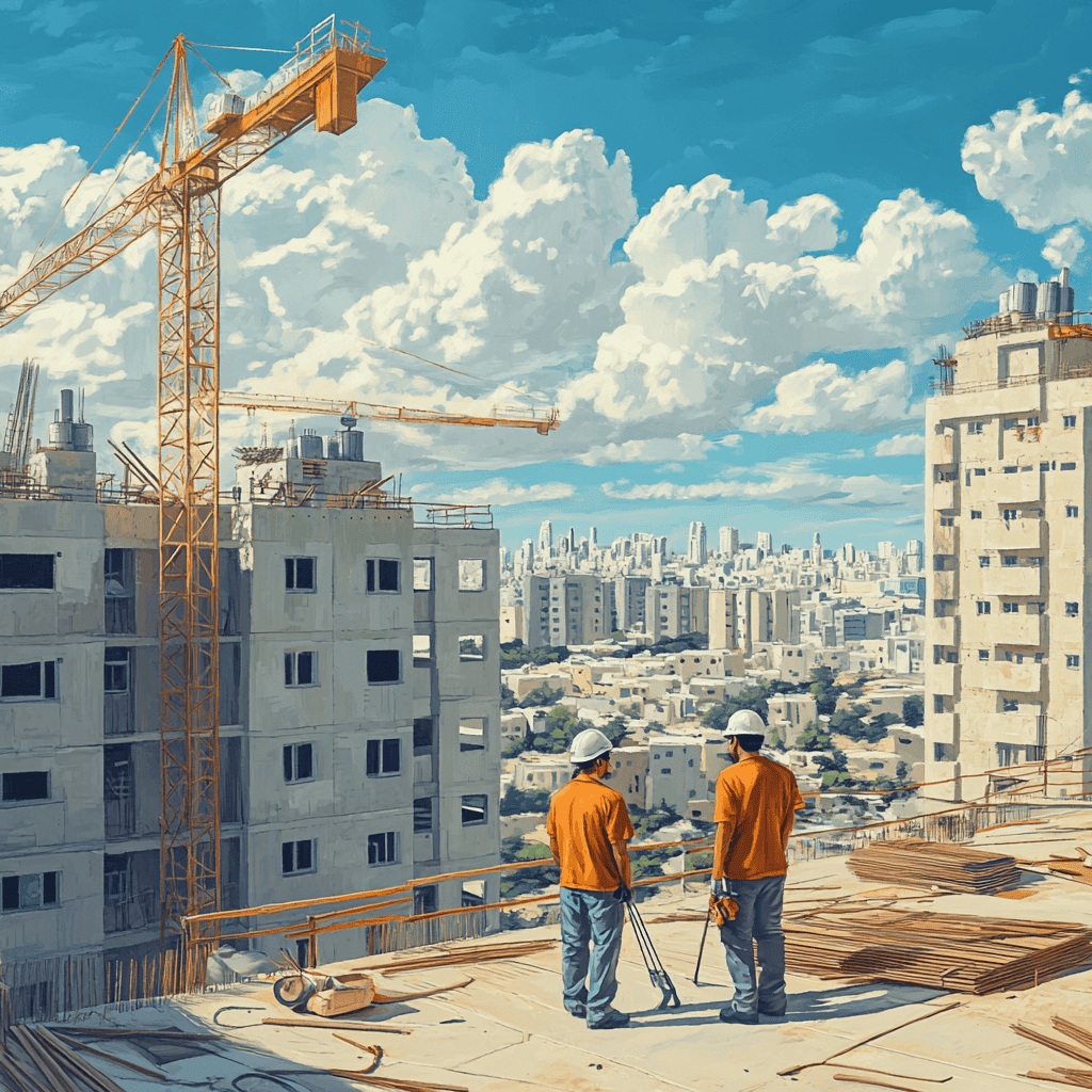 המשבר בענף הבנייה: כיצד המחסור בפועלים והמצב הכלכלי משנים את שוק הנדל"ן?