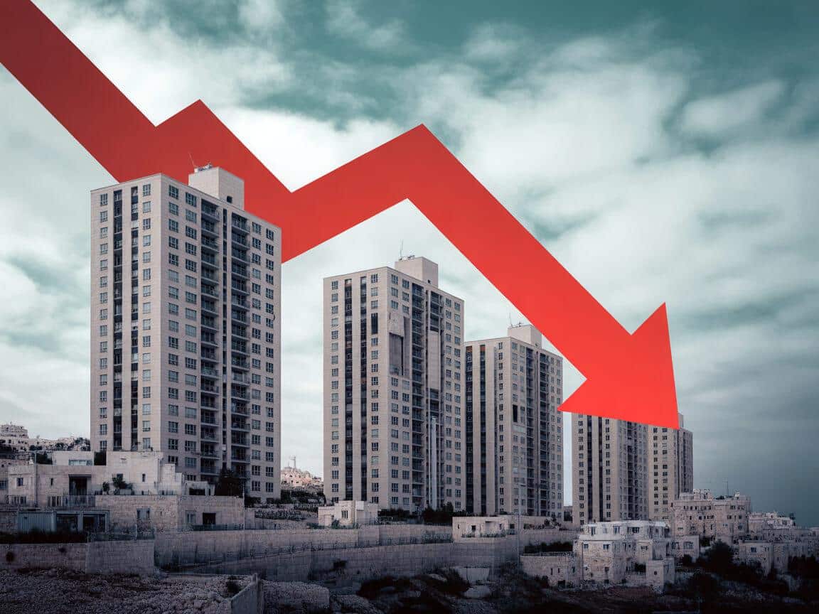 מחירי הדירות בישראל באוקטובר 2025 על רקע האטה בשוק הנדל"ן והבנייה