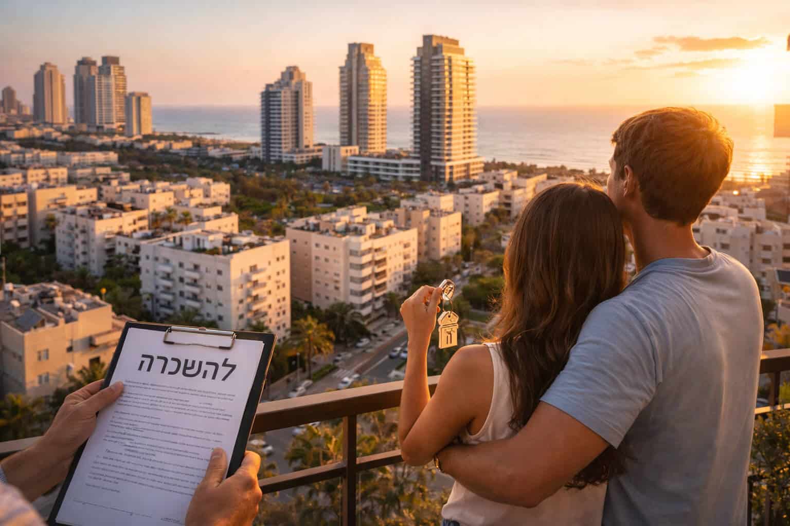 השוואה בין שכירות לקניית דירה בישראל בשנת 2026, הכוללת נתונים על שכר דירה ממוצע, החזר משכנתה ונקודת האיזון הכלכלית בין שתי האפשרויות.